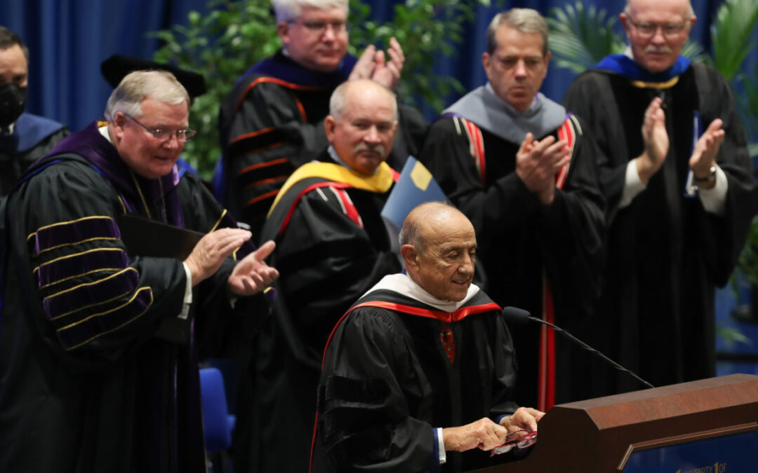 Chairman Emeritus, Michael Yanney delivered the commencement address at the University of Nebraska at Kearney